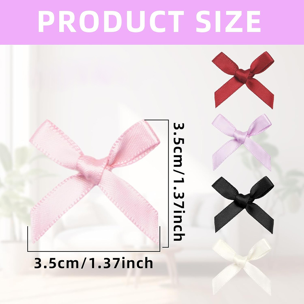 100Pcs Multi-Color Ribbon Ribbon Bow Handmade Bow DIY Gift Box Bow ...
