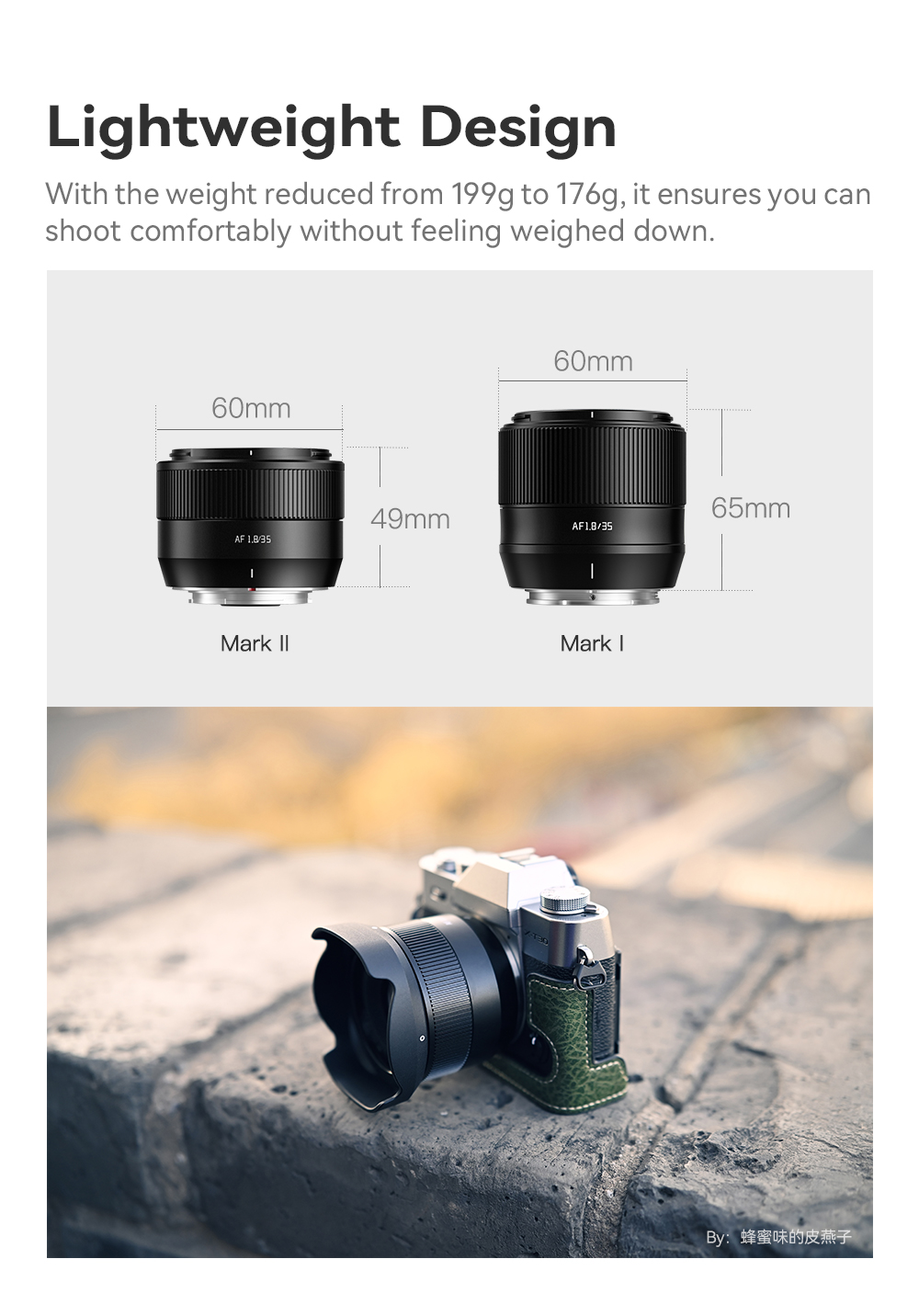 TTArtisan 35mm F1.8 II Mark II Auto Focus Camera Lens APS-C Large ...