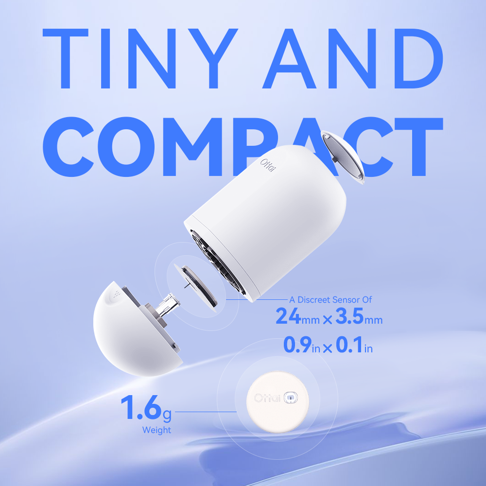 Ottai Continuous Glucose Monitoring System 24h Real-time Blood Sugar ...