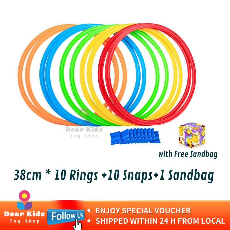 10 Juggling Rings Set 5 Juggling Rings Kids Sports&Outdoor Play Toy ...