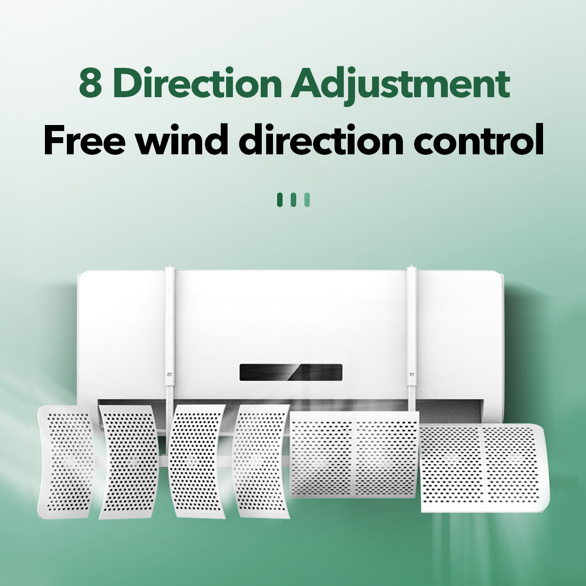 Air Conditioner Deflector Outlet Air Baffle Cover Wall Mounted Air ...