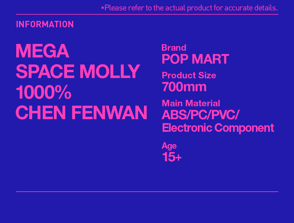 POP MART MEGA SPACE MOLLY 1000% CHEN FENWAN | Shopee Philippines