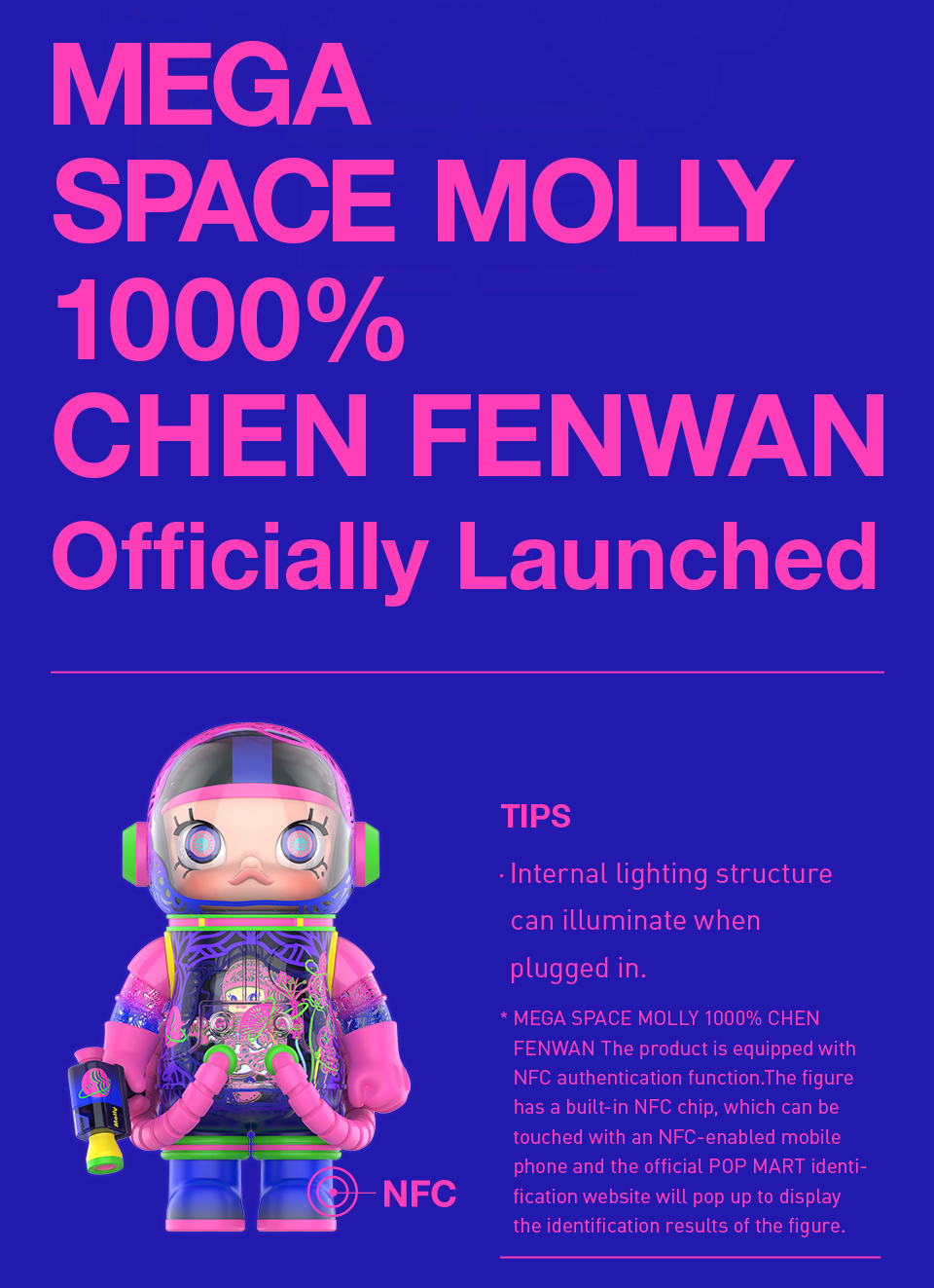 POP MART MEGA SPACE MOLLY 1000% CHEN FENWAN | Shopee Philippines