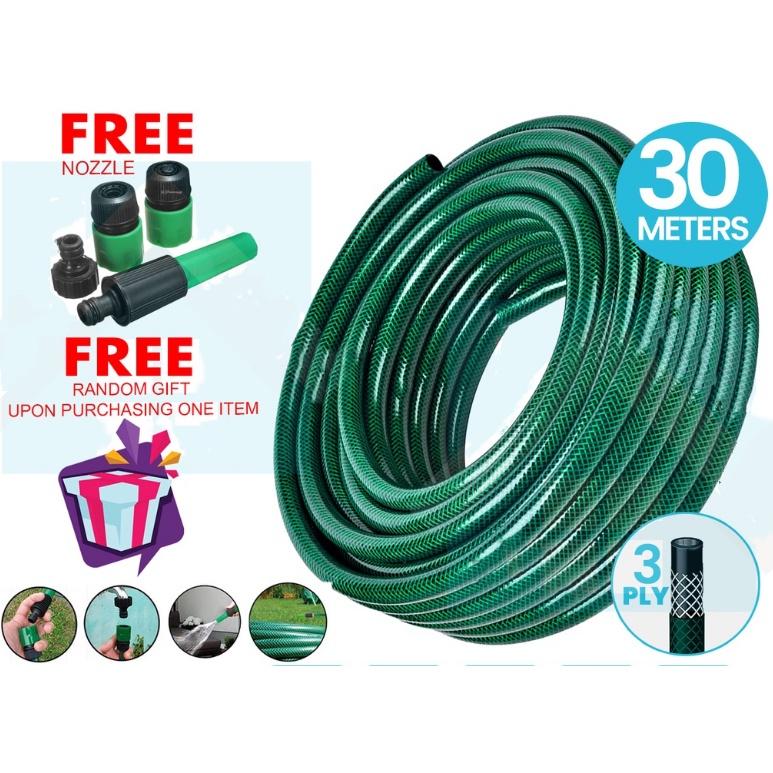 Hodeso 10, 15,30,~ Meters PVC Garden Hose for Gardening and Cleaning ...