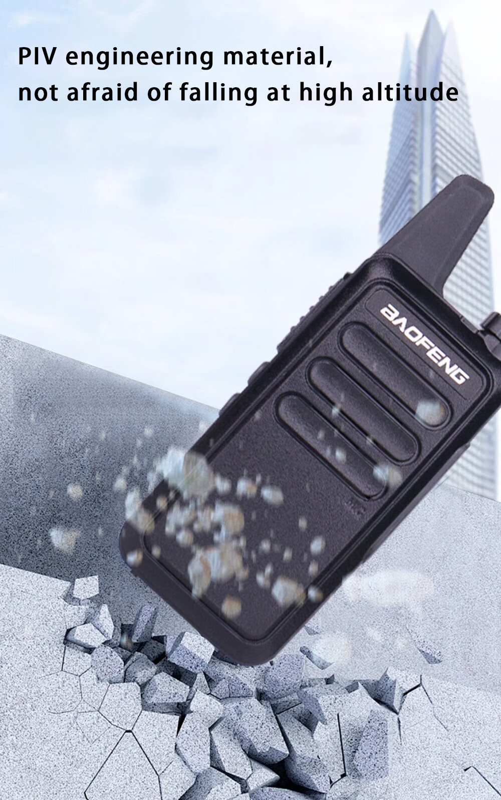 COD Baofeng BF R5 Walkie Talkie 2 Piece Set Handheld Mini Ultrathin ...