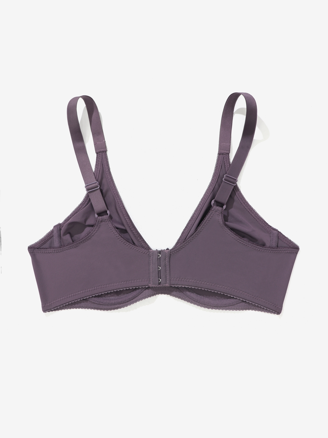 PARIFAIRY Woman Plus Size Bra with Wire Unlined Thin Breathable ...