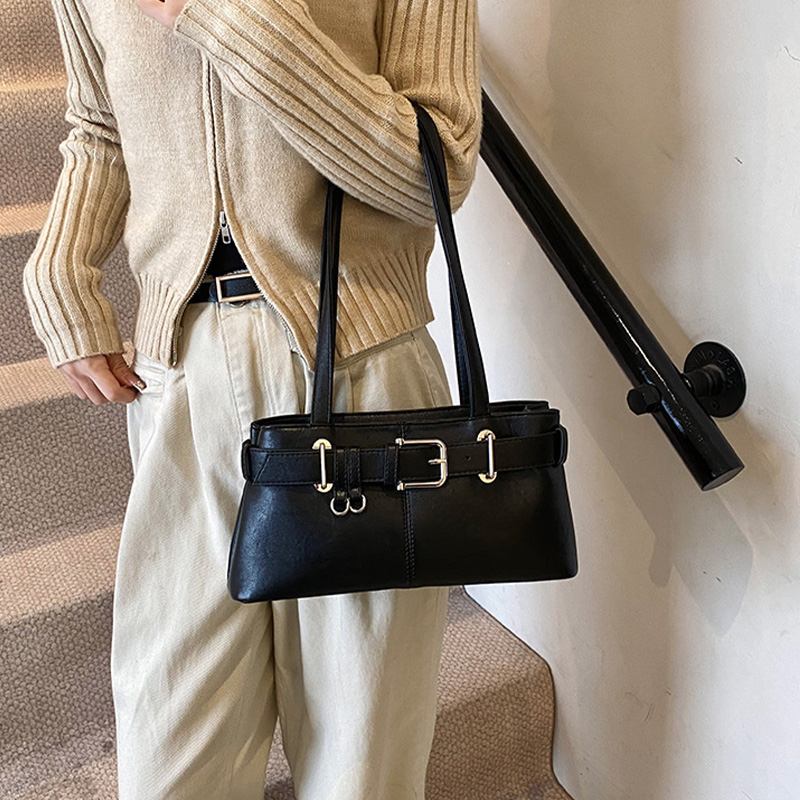 Niche Baguette Bag Korean Style Simple Underarm Shoulder Bag