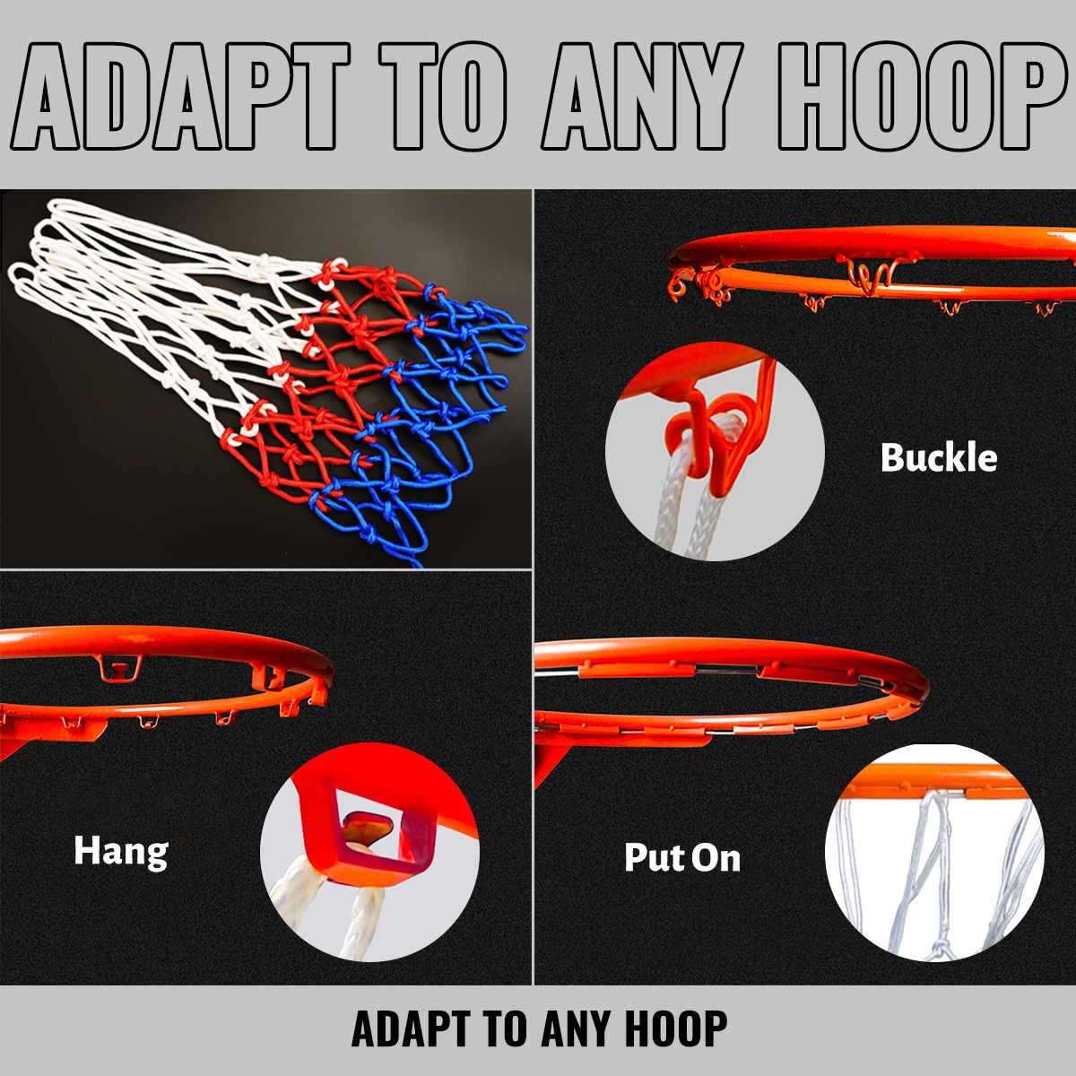 Psyche Basketball Net Heavy Duty Outdoor Original Chain Standard Size ...