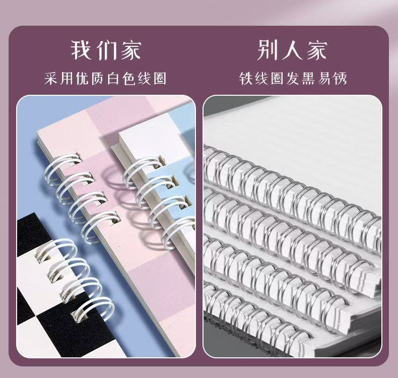 Cholemy 10 Pack Spiral Notebook Aesthetic School Supplies A5