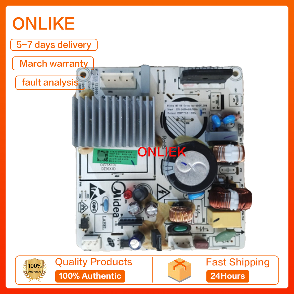 NEW Midea refrigerator DZ75X1D DZ90X1D compressor drive board computer ...