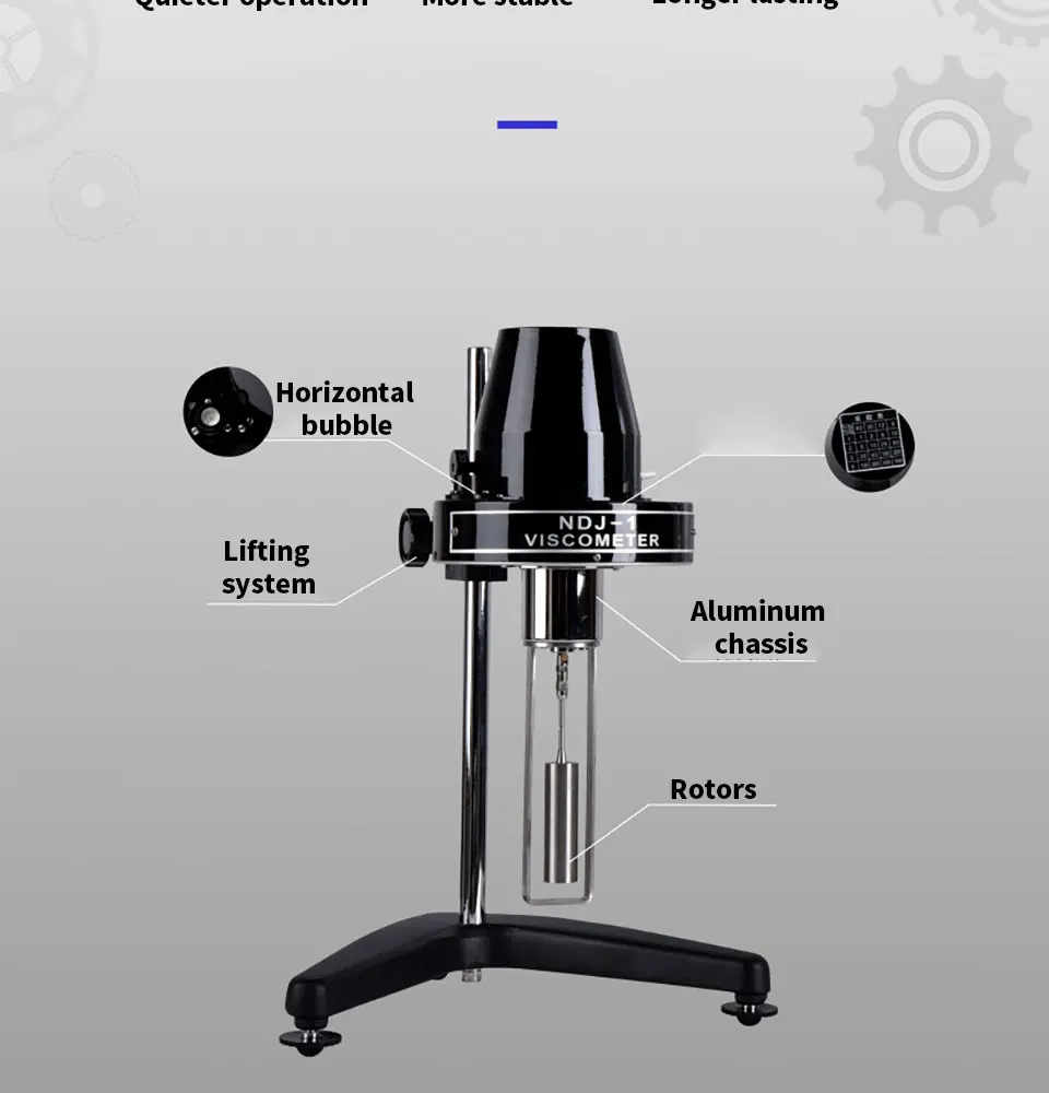 Viscosimeter Lab Testing Equipment Digital Sensor Rotary Viscometer Oil ...