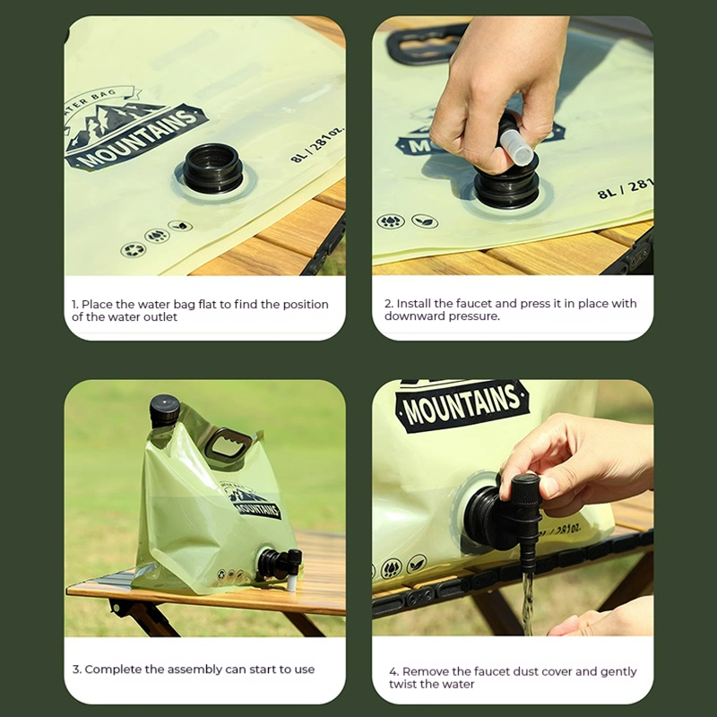 【PH STOCK】Northhike 8L Collapsible Water Container Bag with Spigot ...