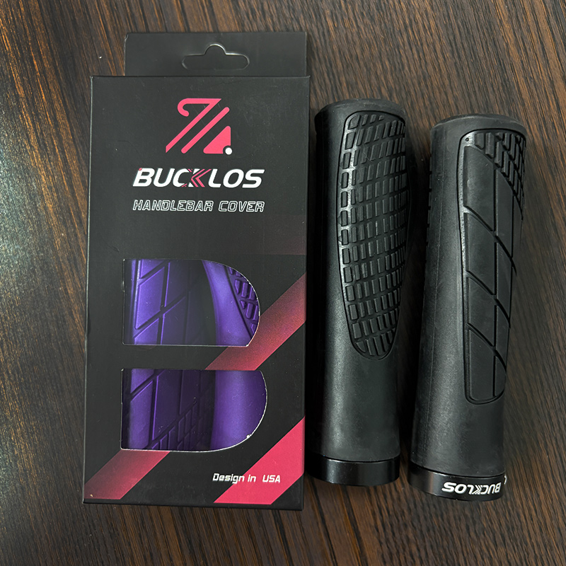 BUCKLOS Ergonomic Locking Mountain Bike Handle Silicone Anti-slip ...