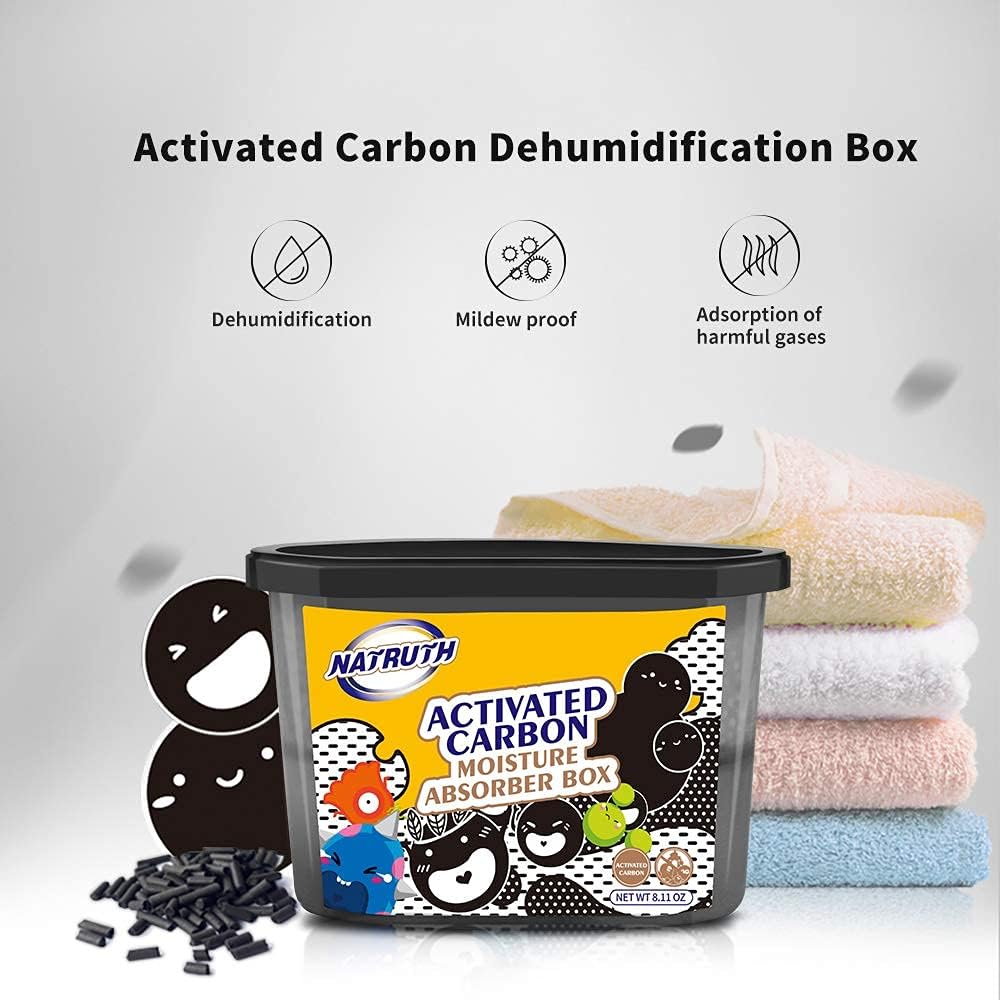 NATRUTH 500ML Dehumidifier Moisture Absorber | Removes Odor Deodorizer ...