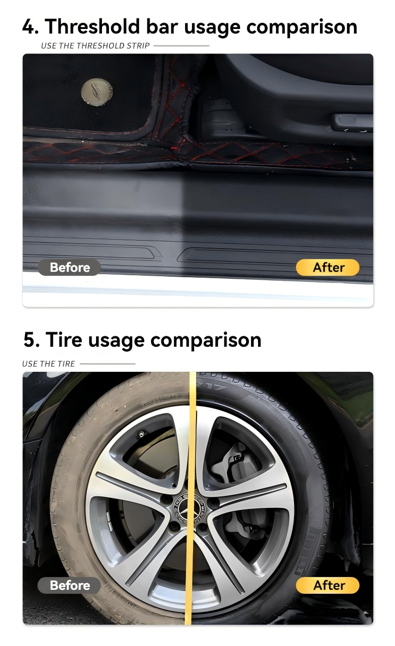 Car Plastic Restorer Back To Black Gloss Armor Wax Coat For Matte And ...