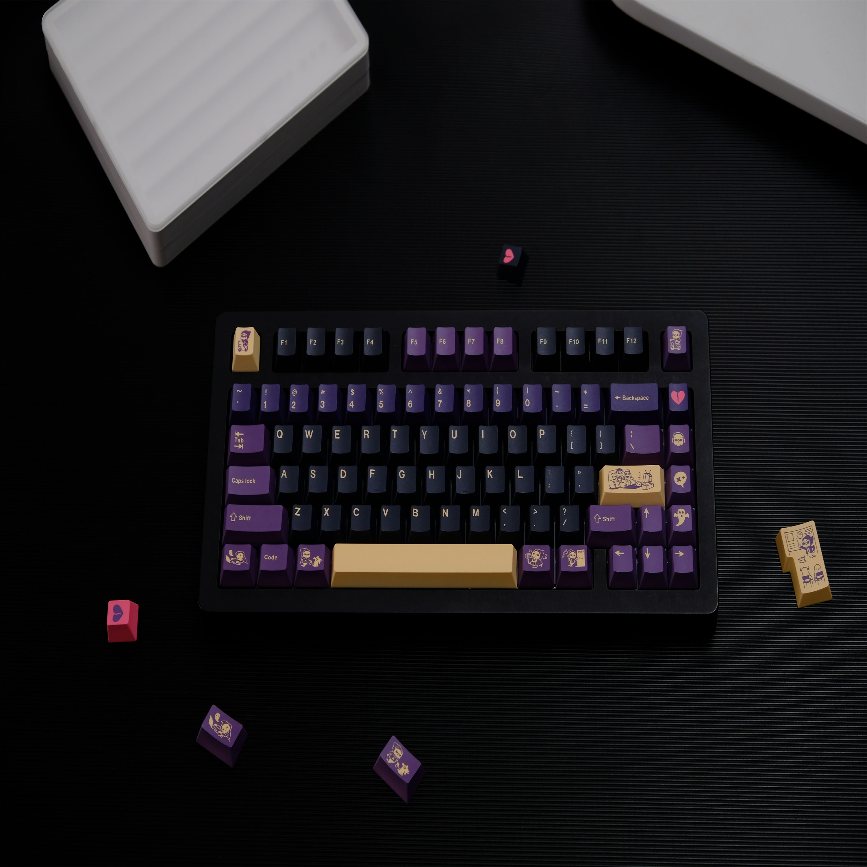 Grim Reaper Keycaps 149 Keys PBT Material Cherry Profile Keycaps DYE ...