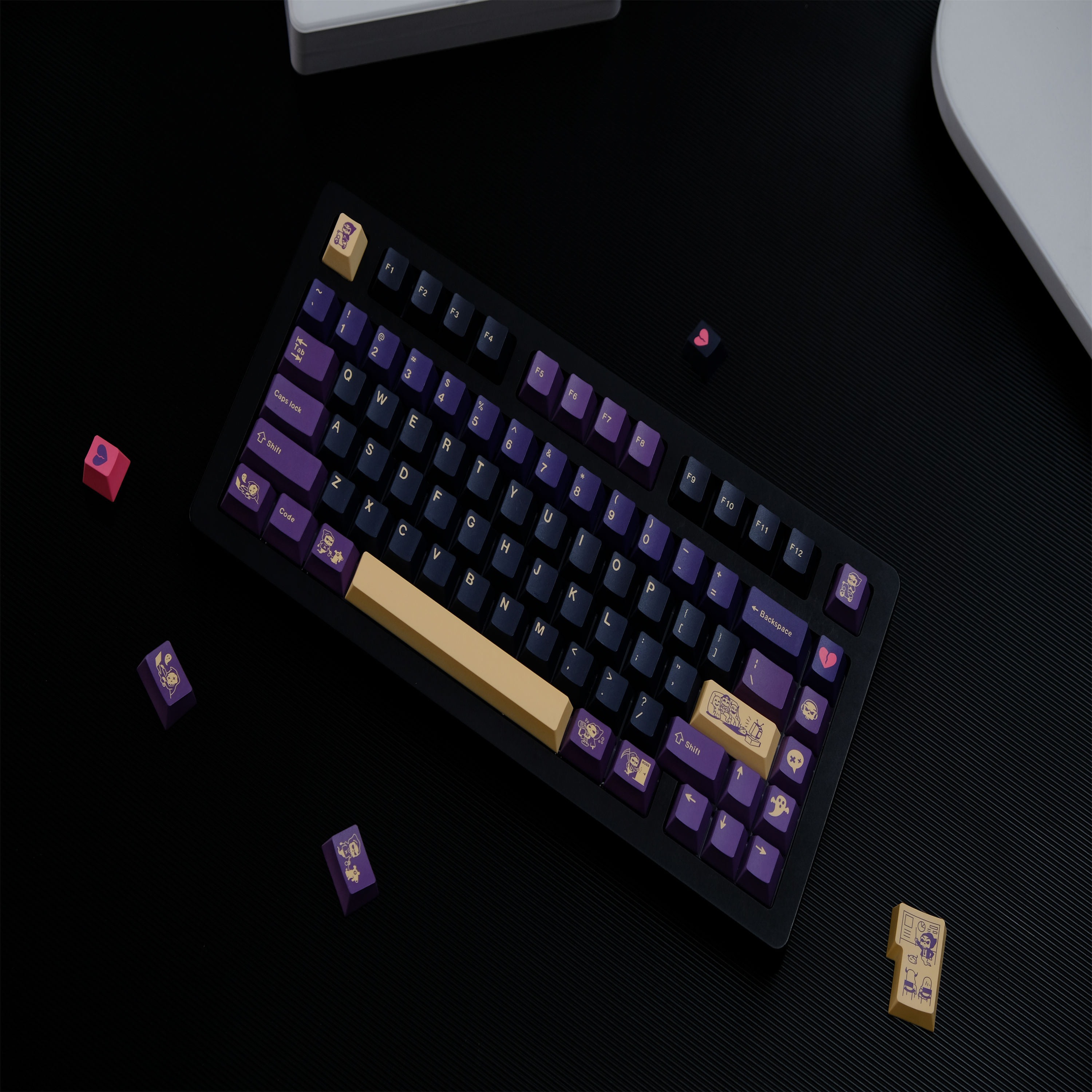 Grim Reaper Keycaps 149 Keys PBT Material Cherry Profile Keycaps DYE ...