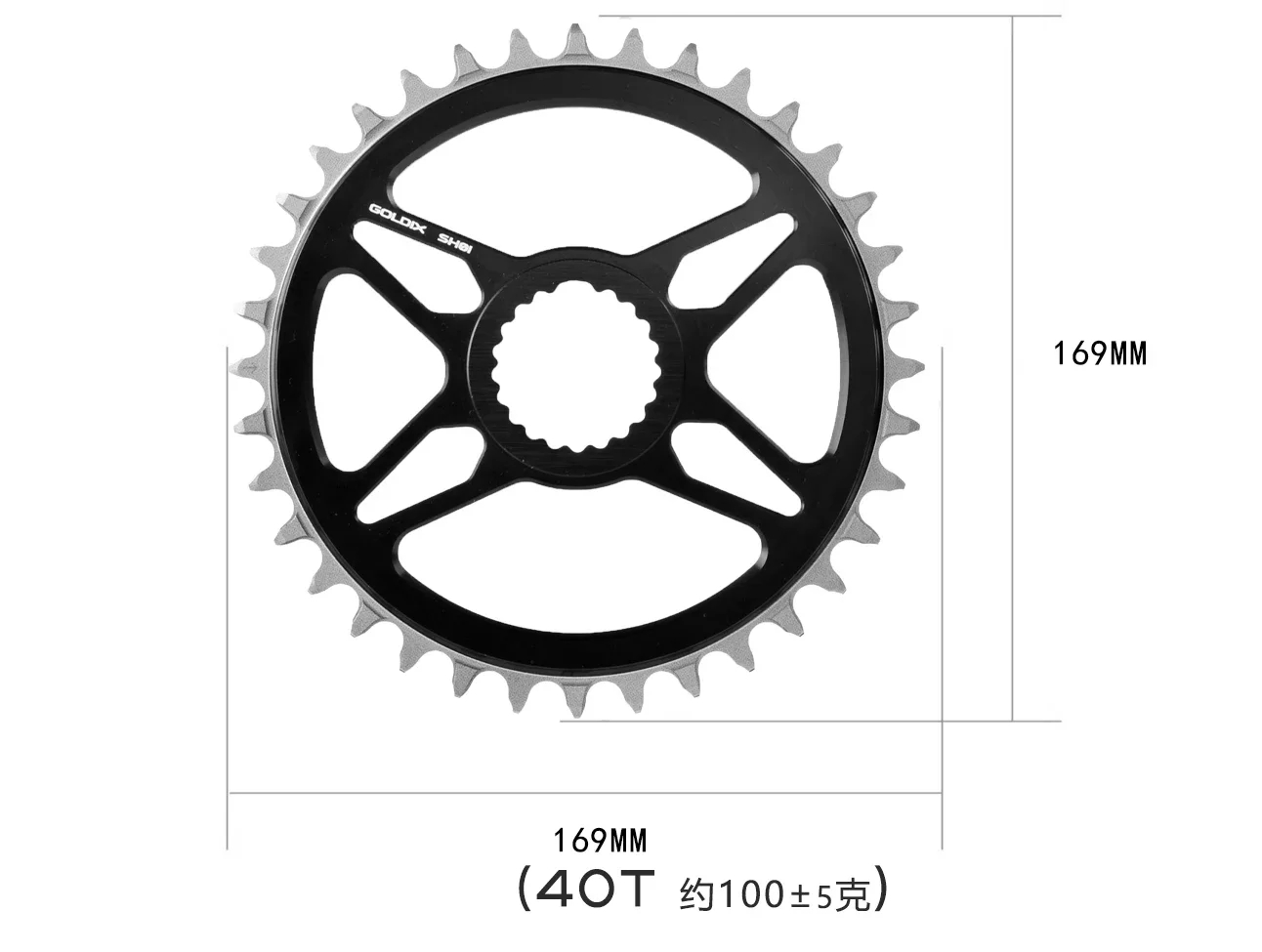 Goldix Narrow Wide Chainring for Shimano DEORE M6100 SLX M7100 XT M8100 XTR  M9100 Direct Mount Crank 32T 34T 36T 38T 12S Single Chain ring