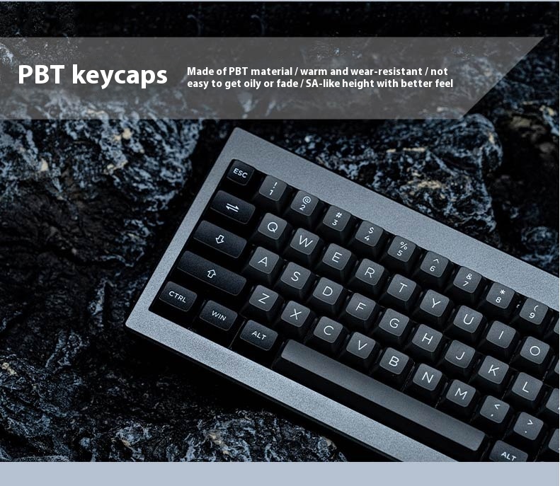 EPOMAKER Shadow-X Wireless Mechanical Keyboard 65% Hot swappable RGB ...