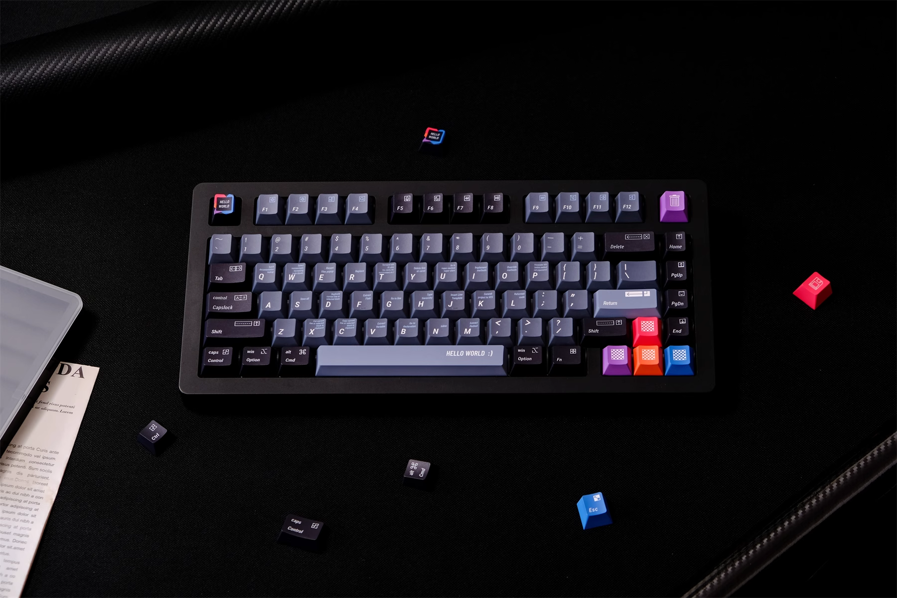 GMK PS Programmer Keycaps Set PBT Dye Sublimation Cherry Profile Keycap ...