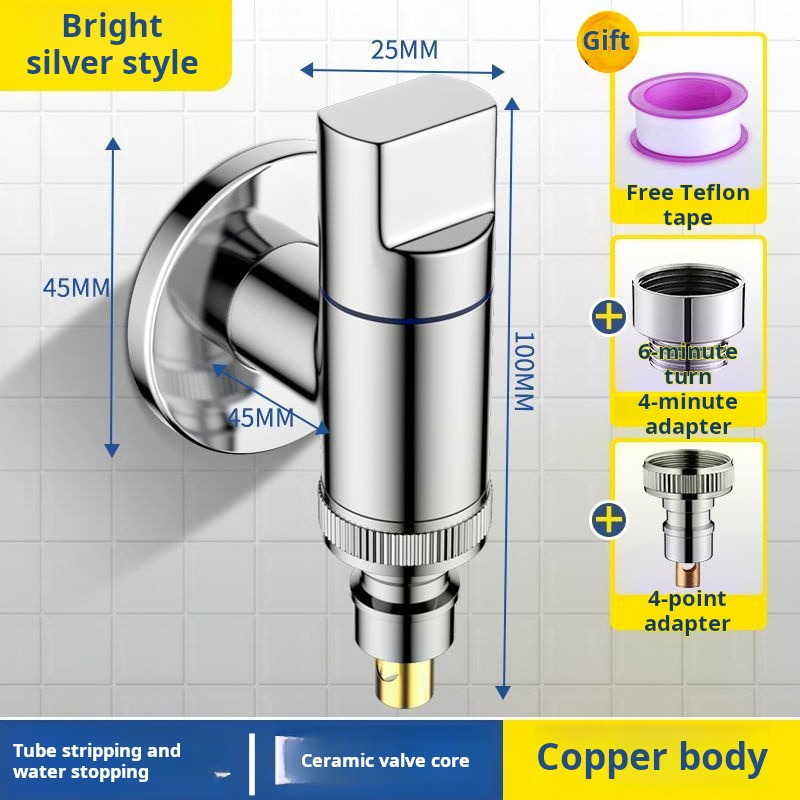 Universal faucet for washing machine, mini space-saving automatic water ...