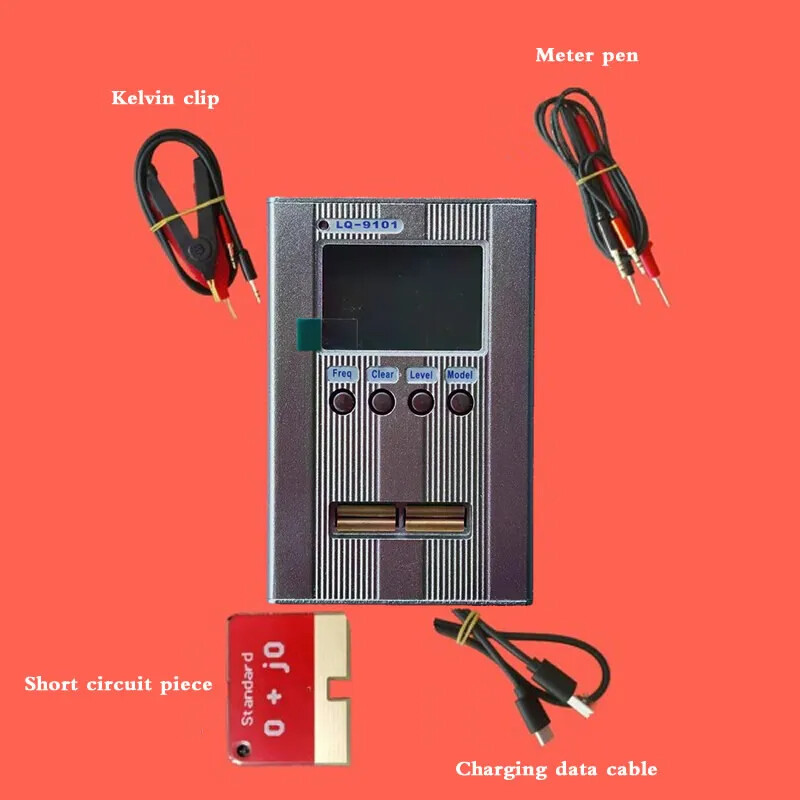 2023 Version Small LQ-9101 Auto LCR Tester LCR Meter Digital Bridge ...