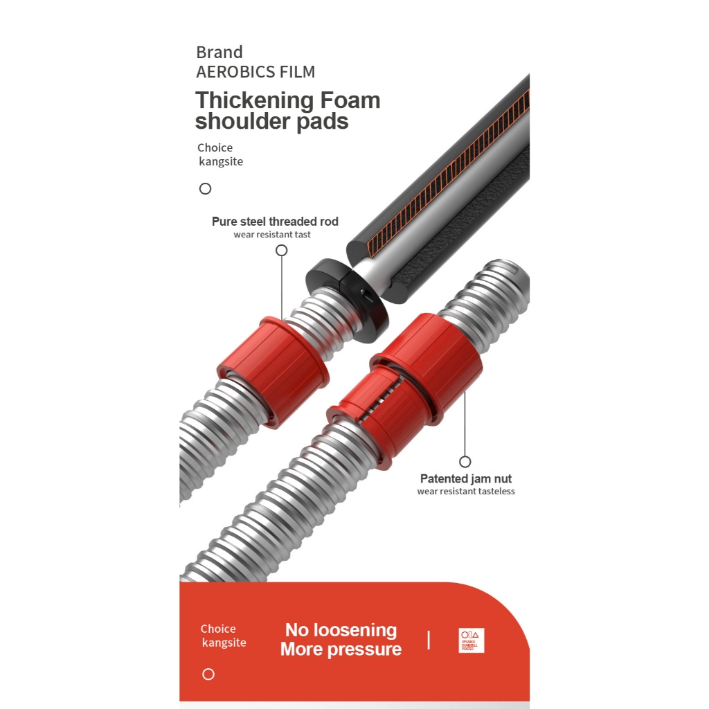 Weight lifting Barbell set 10/20/30/40KG colorful hand grip barbell ...