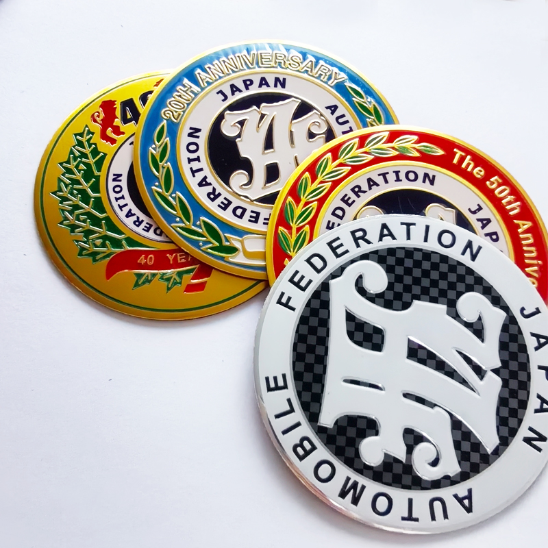 1 X 90mm Big JAF JAPAN AUTOMOBILE FEDERATION Car Auto Motor Emblem ...