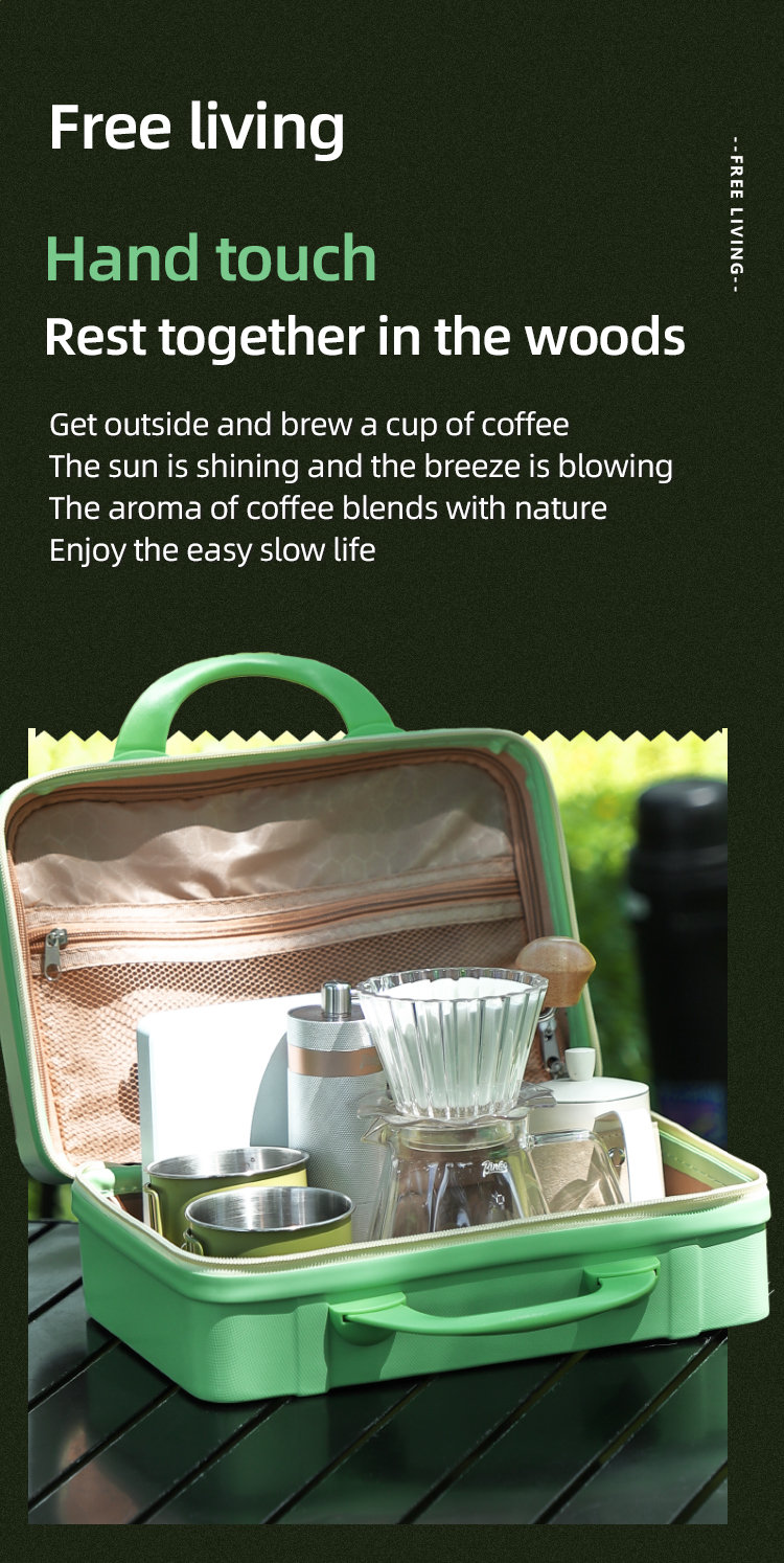 Bincoo New Manual Coffee Grinder 6 Core Professional