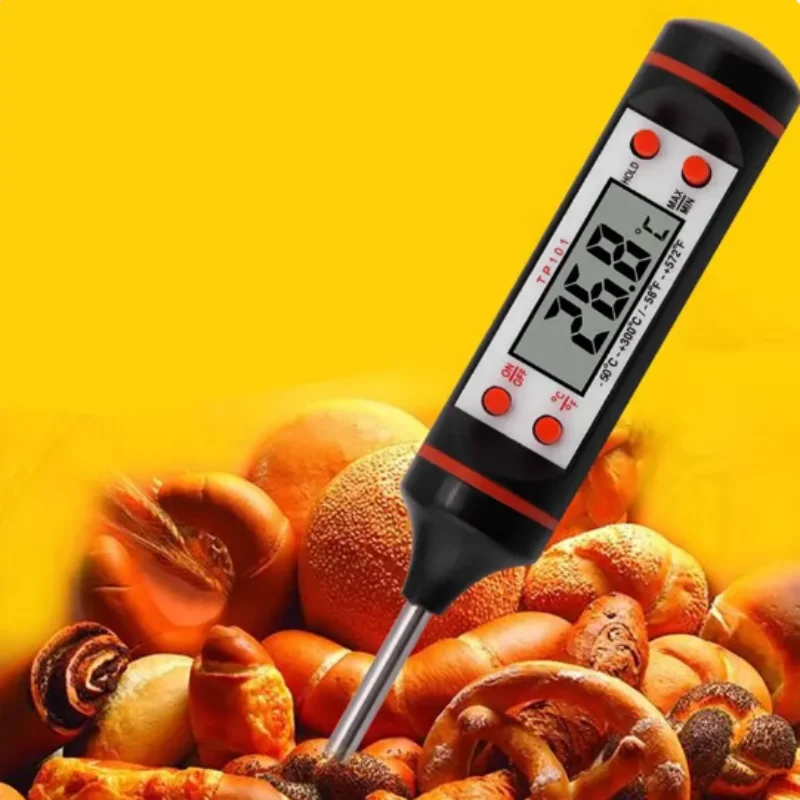 Professional Digital Kitchen Food Baking Thermometer Electronic Probe ...