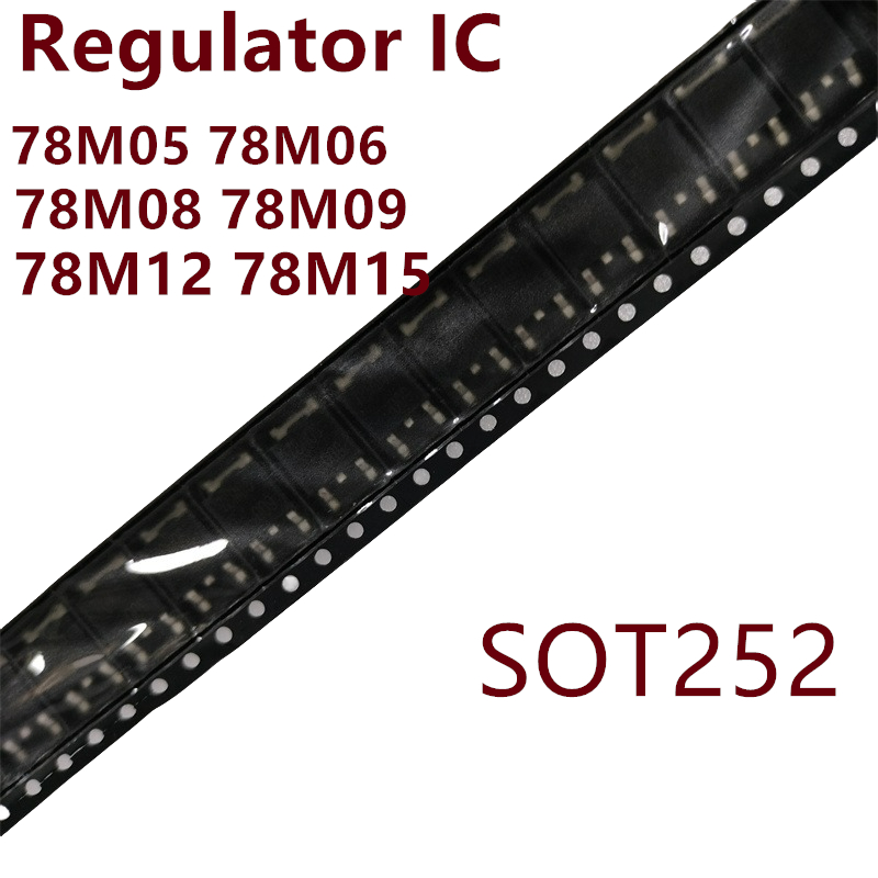 20PCS 78M05 78M06 78M08 78M09 78M12 78M15 TO-252 Voltage Regulator IC ...