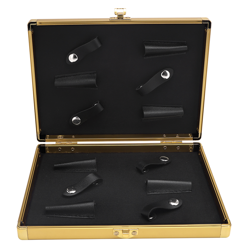 Spot #Hairstylist scissors box hair scissors tool box gold black ...