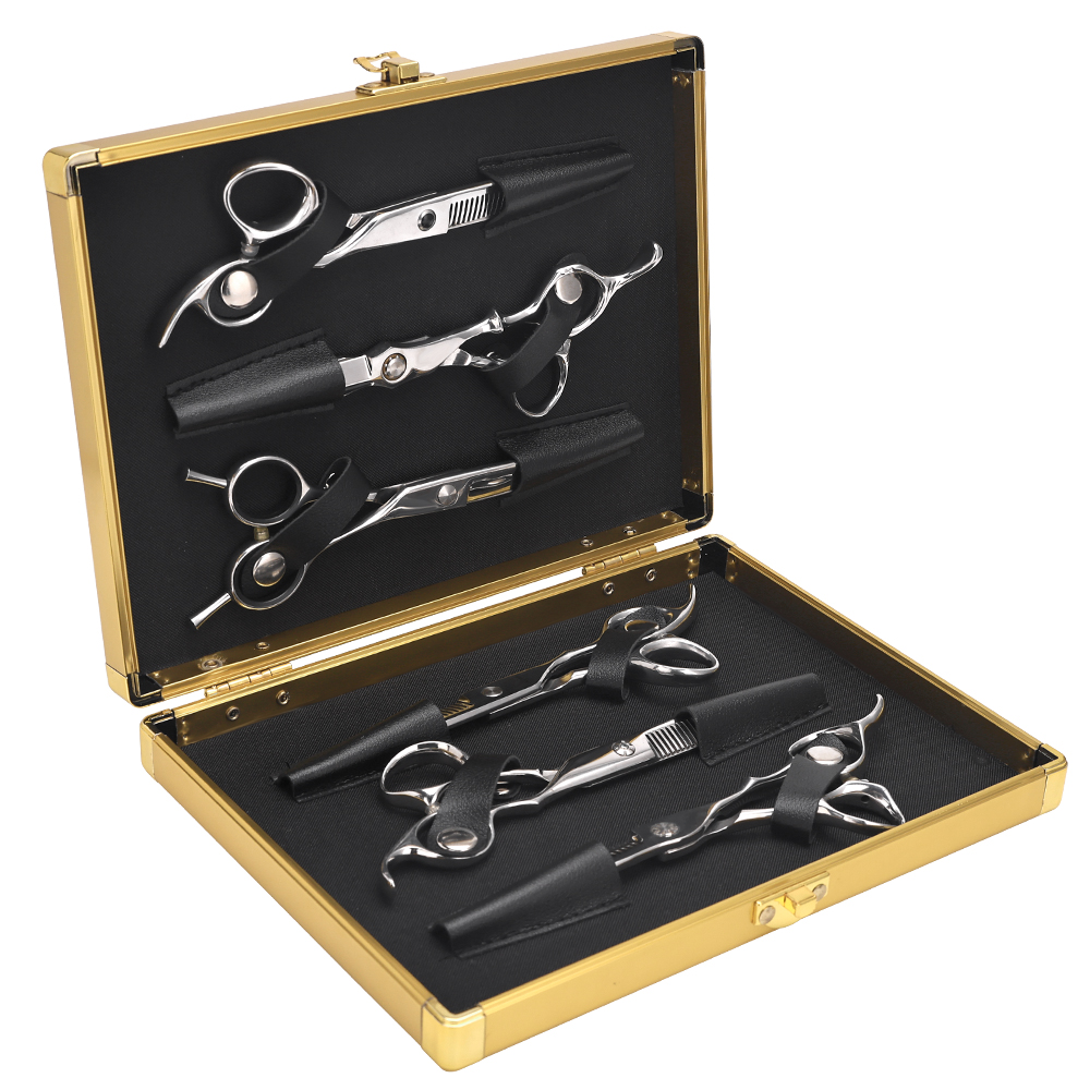 Spot #Hairstylist scissors box hair scissors tool box gold black ...