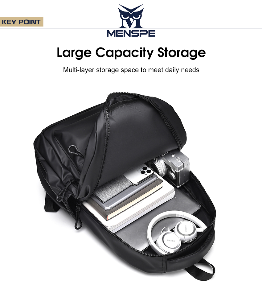 MENSPE Men Backpack Laptop Backpack Business Travel Backpack College ...