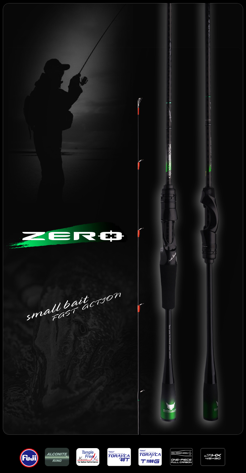 PURELURE ZERO Small Bait Light High Carbon Long Throwing Rod Rock ...