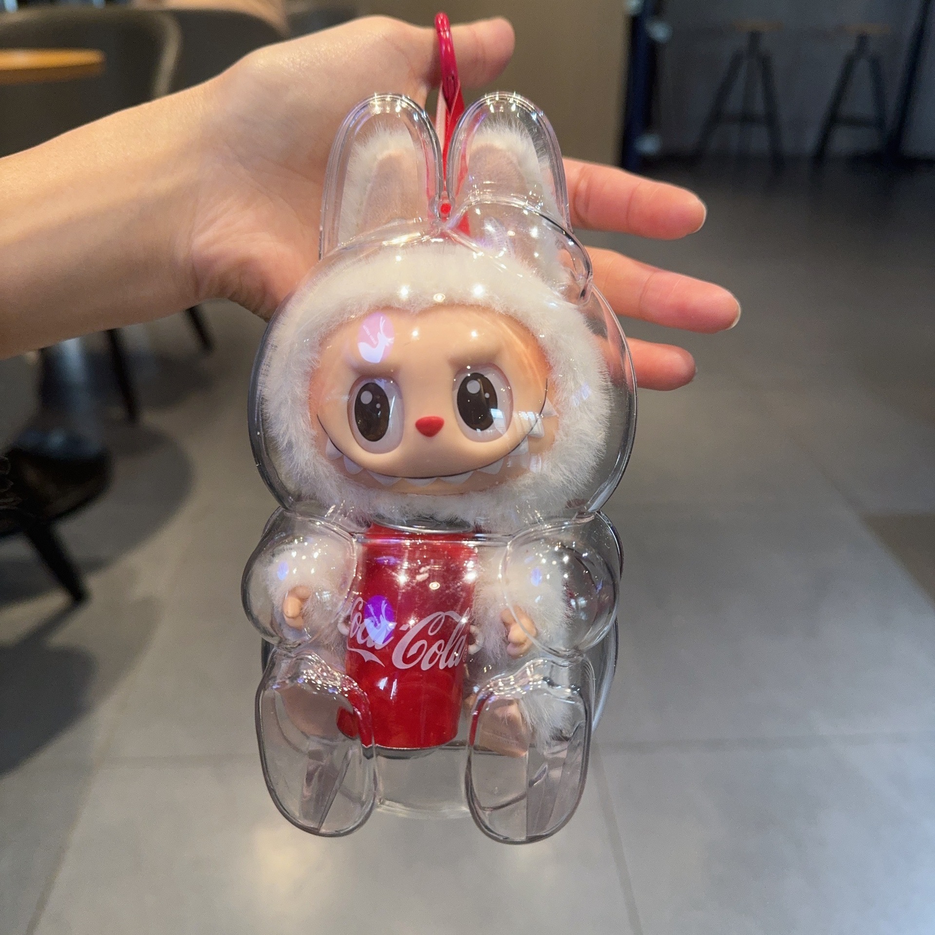 2pcs Labubu Case For Coca Cola V2 V1 V3 Transparent Protective Acrylic Case Portable Anti Dust Cn 11134208 7ras8