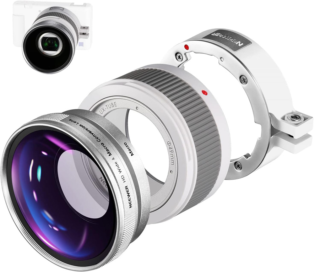 NEEWER Wide Angle Lens For Canon G7X Mark III Camera, In 18mm