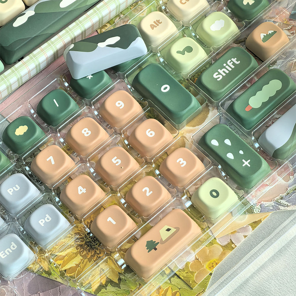 Far Travel Keycap MOA Profile Dye Sublimation Mechanical Keyboard ...