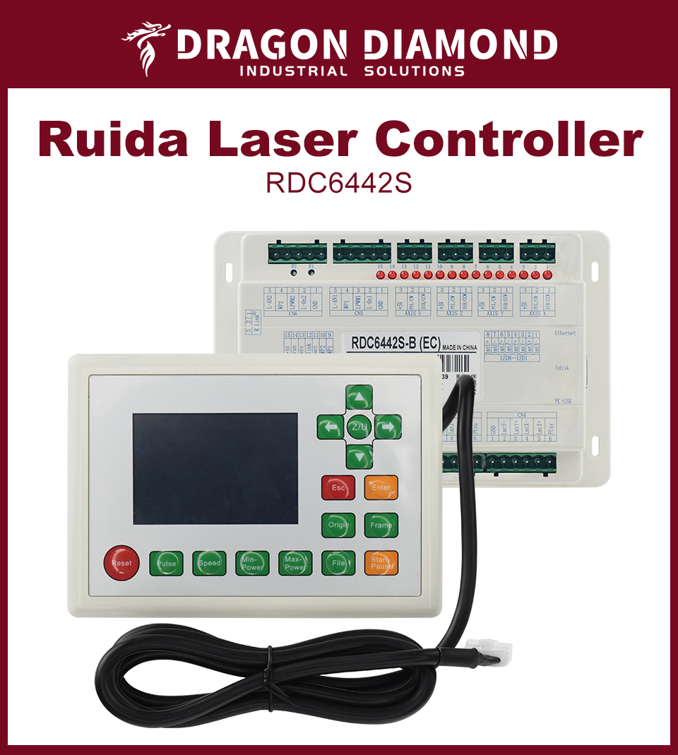 Ruida Co2 Laser Controller DSP System RDC6442S For Laser Engraver and ...