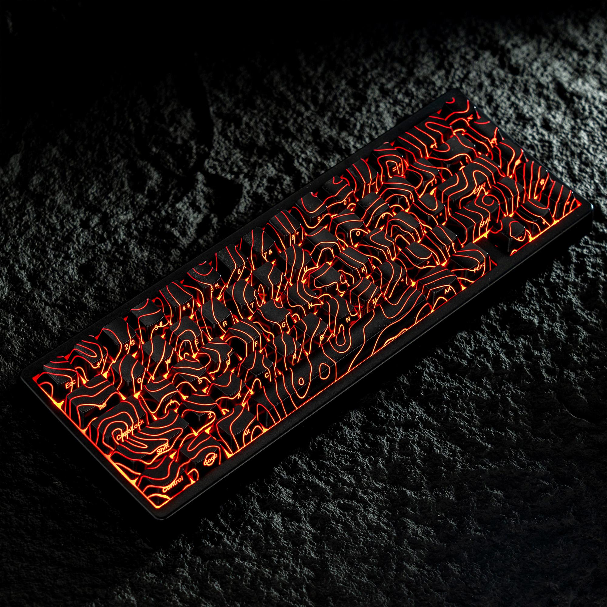 XVX Topographic New Version Pattern Letters Shine-Through OEM Profile ...