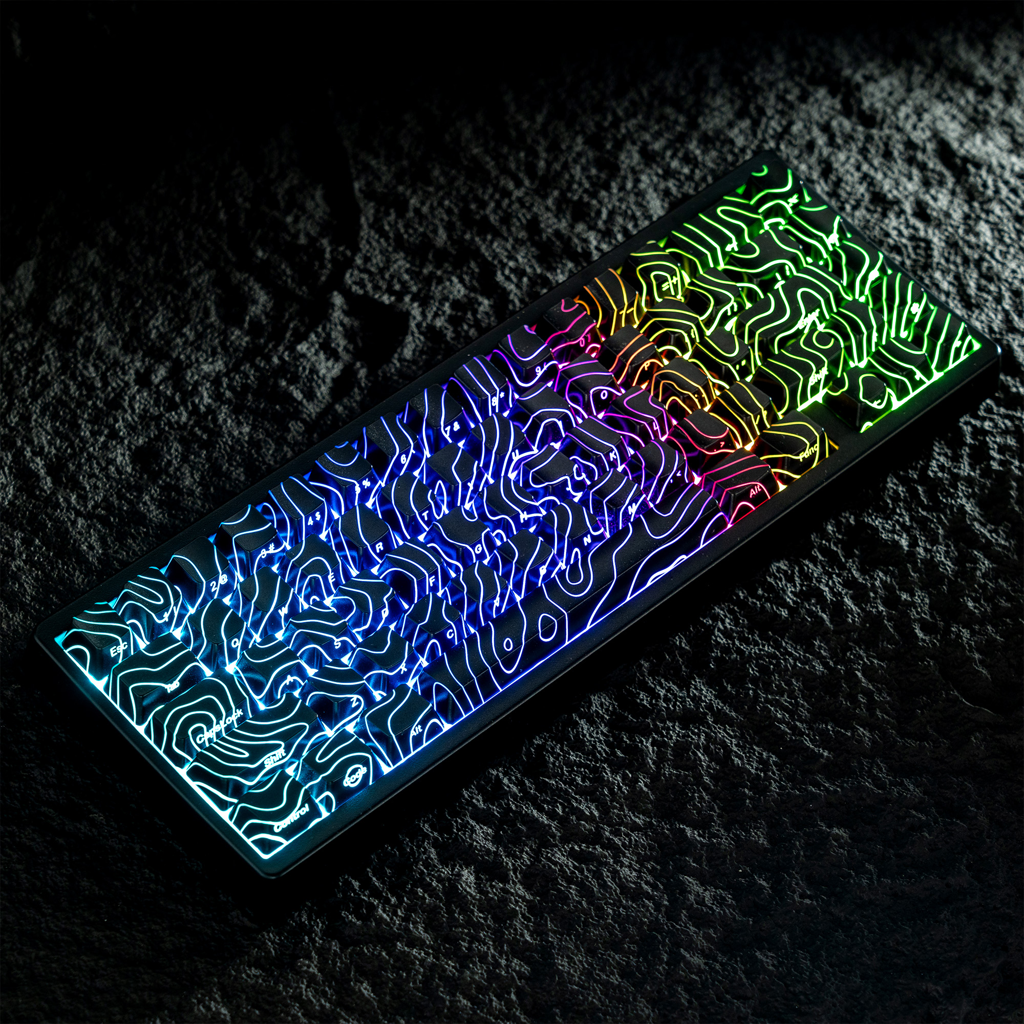 XVX Topographic New Version Pattern Letters Shine-Through OEM Profile ...