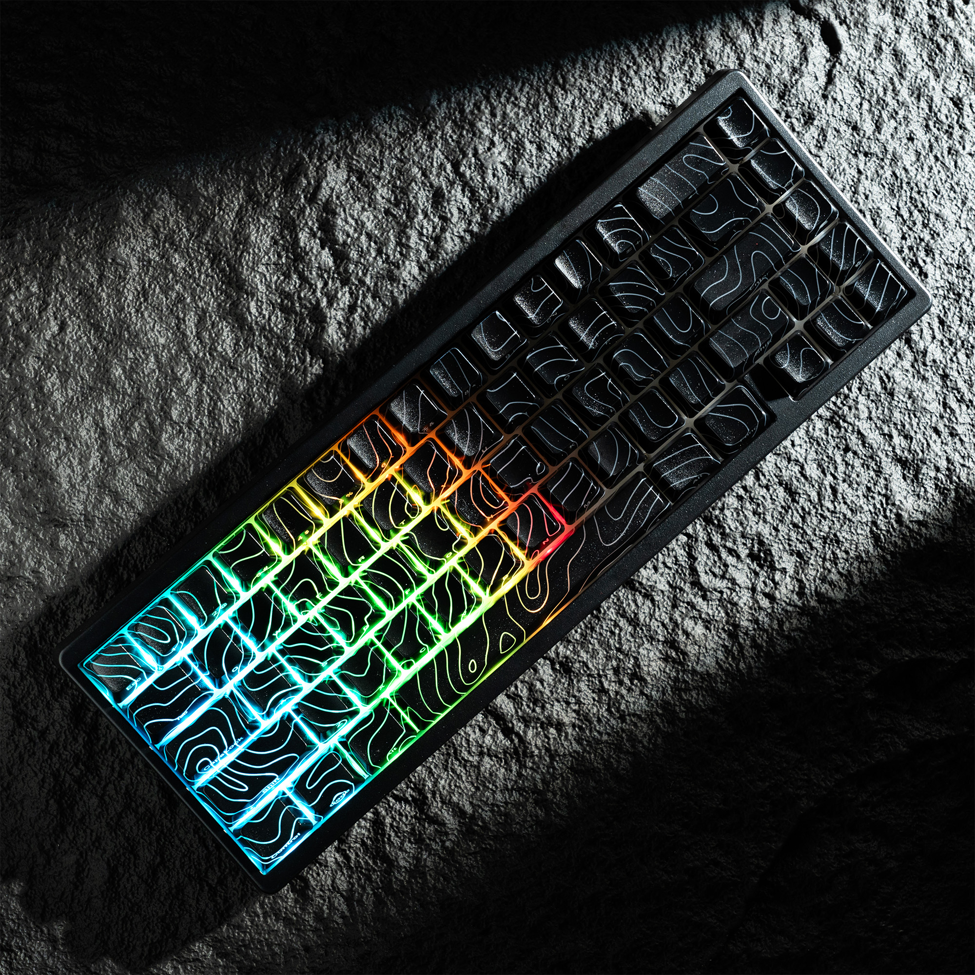 XVX Topographic New Version Pattern Letters Shine-Through OEM Profile ...