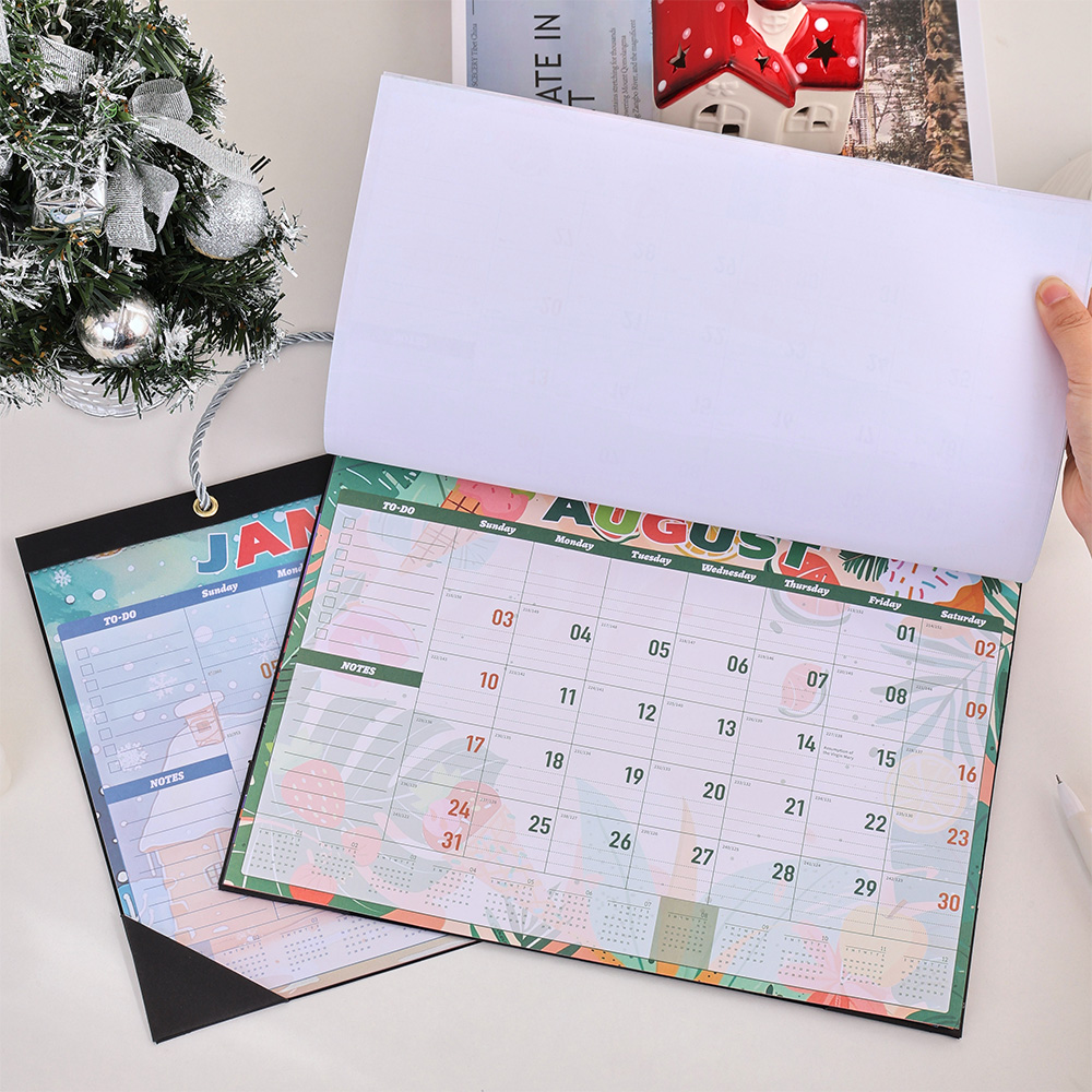 2025 Holiday Surprise Colorful Wall Calendar PVC Transparent Waterproof ...