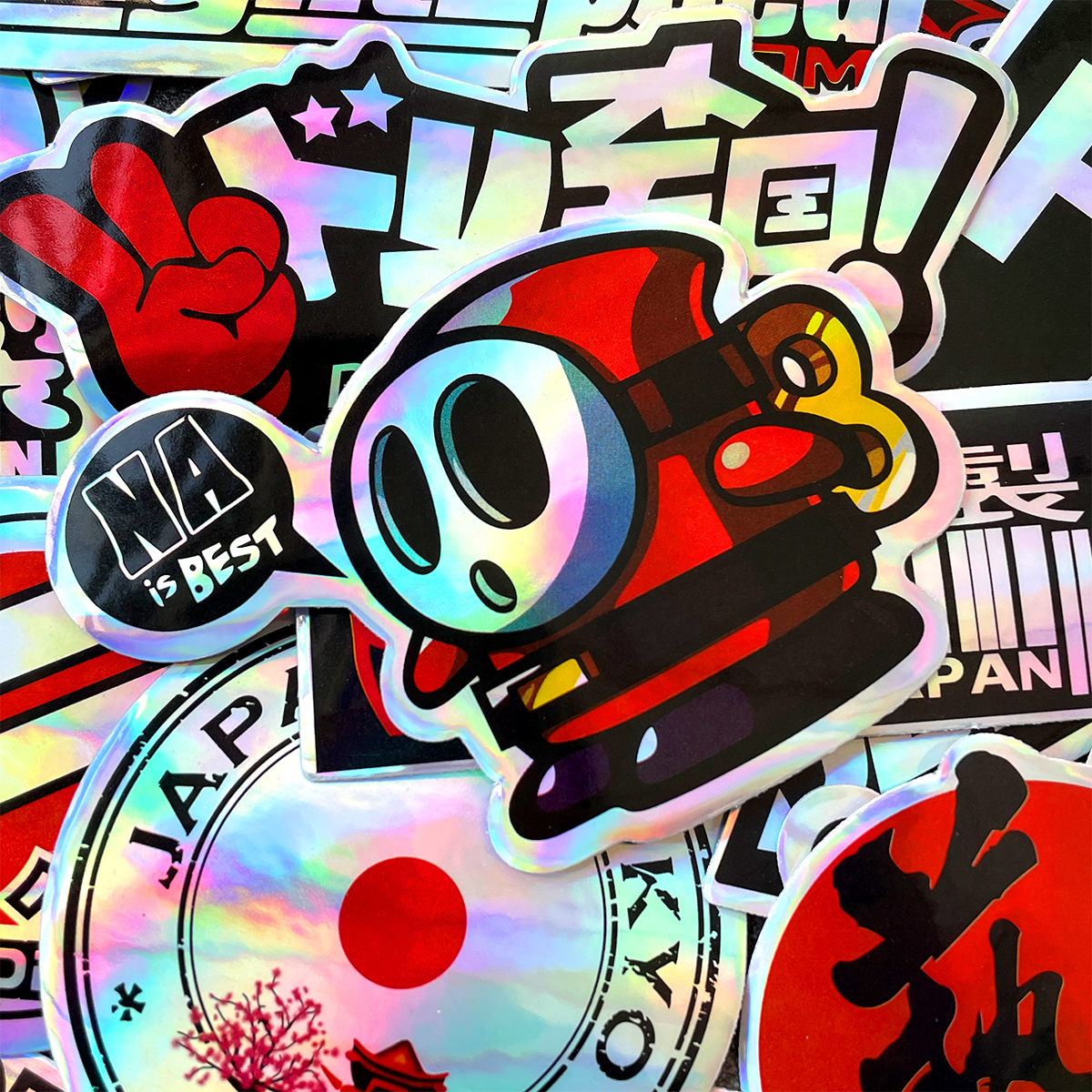 40Pcs JDM Sticker Japanese Styling Emblems Stickers Motorcycle Car ...