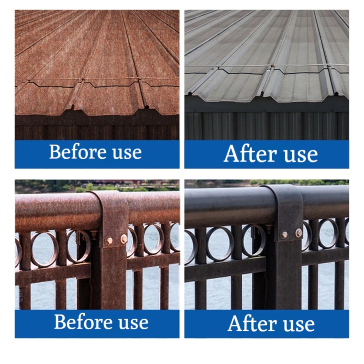 1000G Anti Rust Paint Metal with brush for Rusty Metal Steel Stair ...