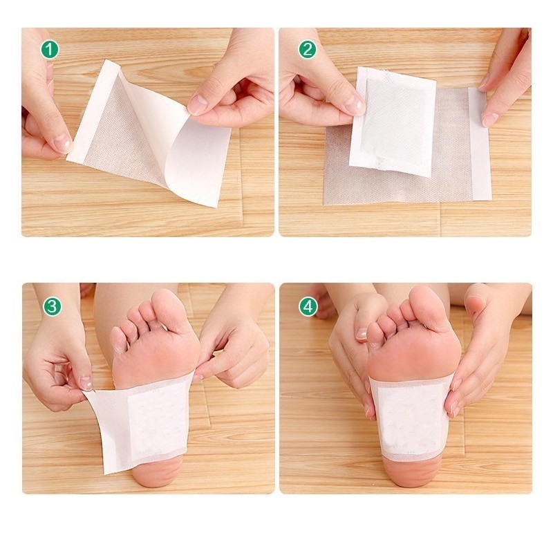 10 boxes (100 pcs) Cleansing and Detoxifying Foot Patch - Men's and ...