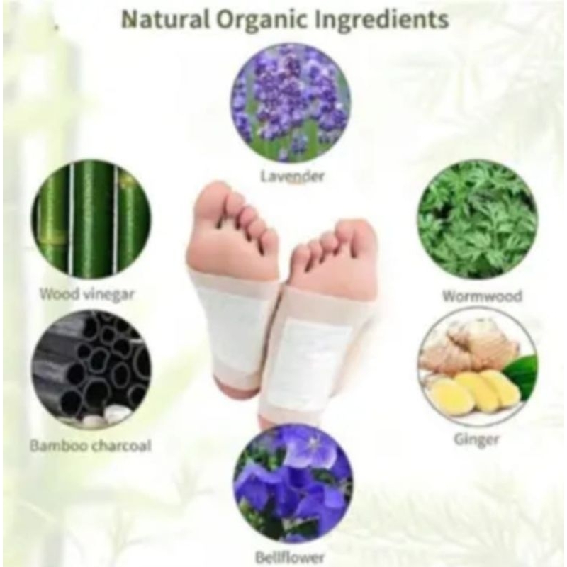 10 boxes (100 pcs) Cleansing and Detoxifying Foot Patch - Men's and ...