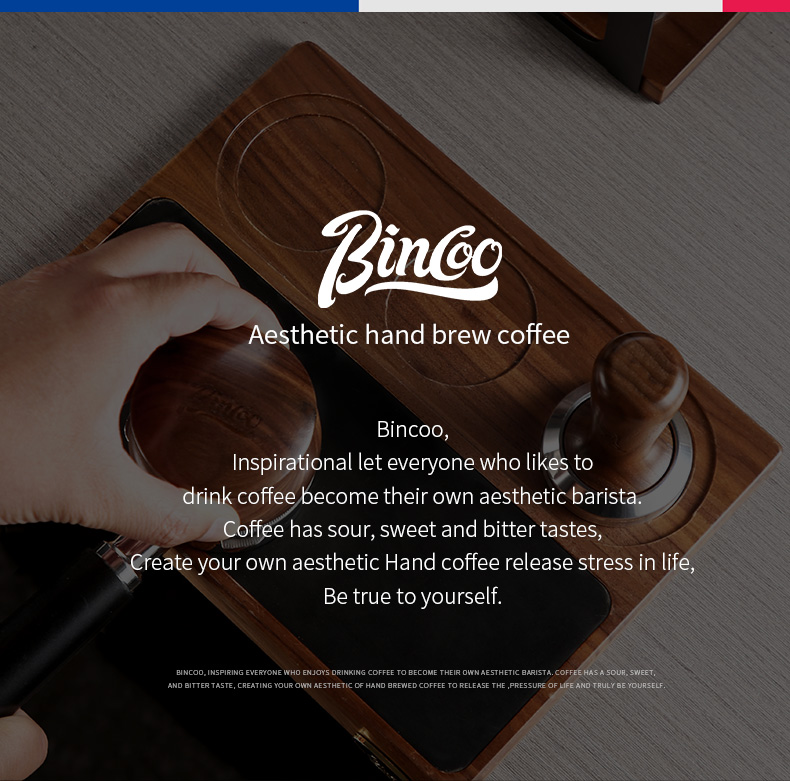BINCOO Black Walnut Powder Press Cloth Powder Press Tamper Espresso ...