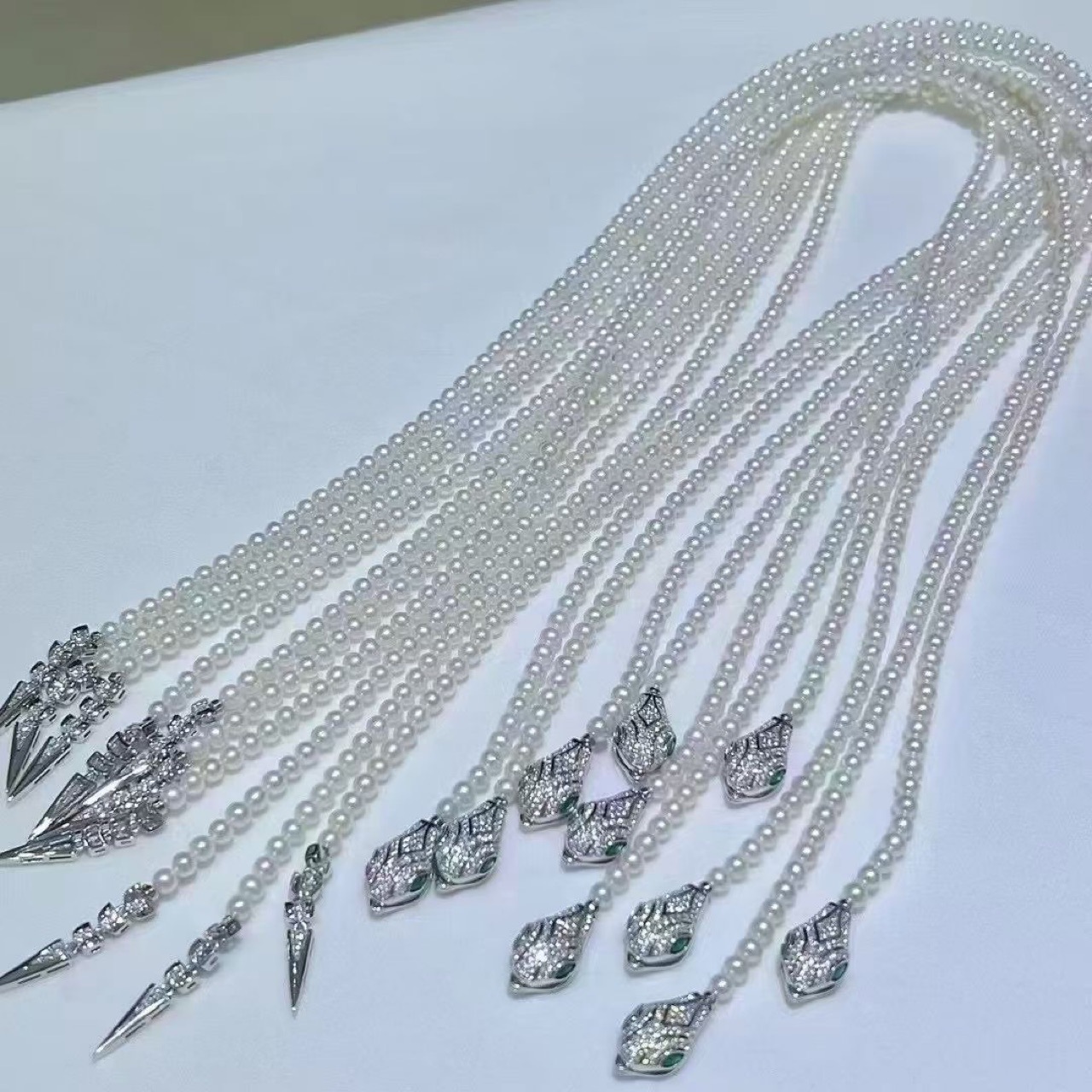 50cm New Multi Style Natural Freshwater Pearl Spirit Snake Necklace ...