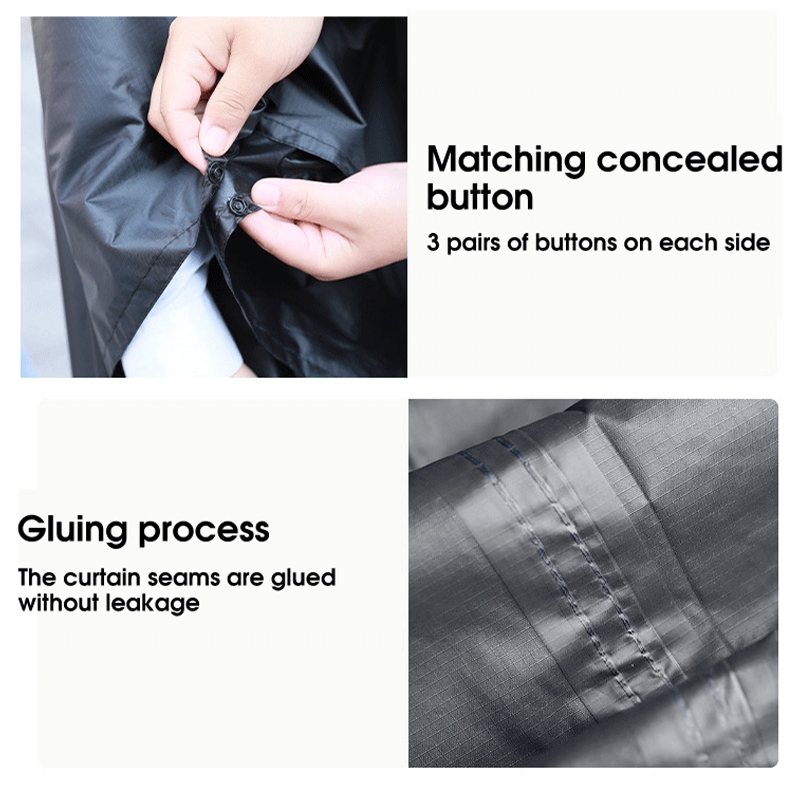COCOCUBBY Poncho Raincoat Motorcycle Unisex And Free Size Bicycle ...